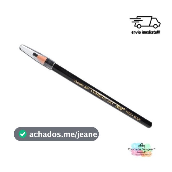 Lápis Dermatográfico Cosmetic Art 1818 Black Preto