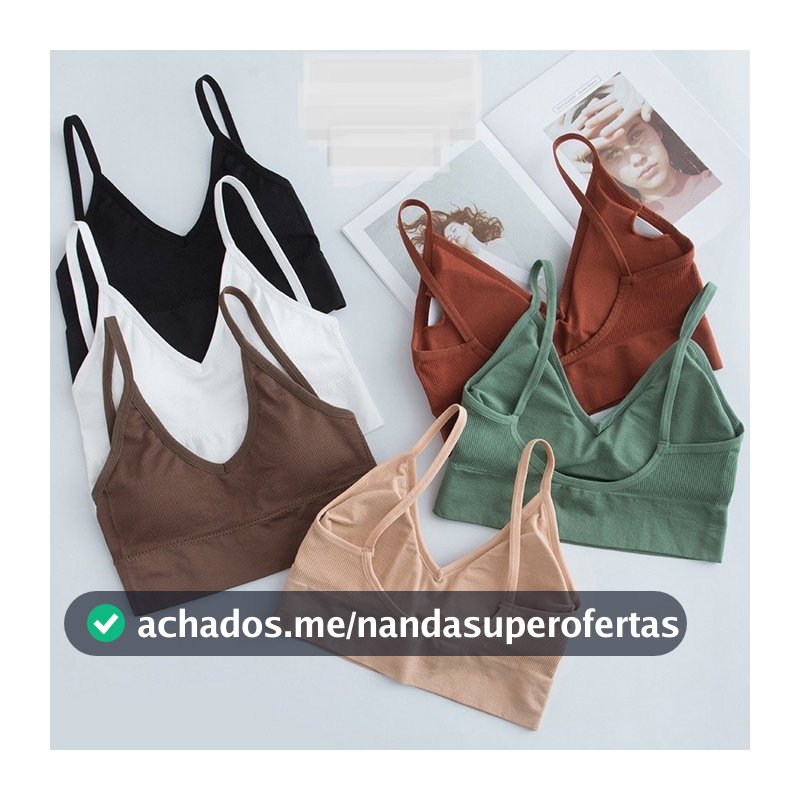 Sutiã Esportivo Sem Costura , Confortável Com Armação , Top Tubo Decote Em V , Push-Up Fino/Roupa Íntima/Academia/Ioga/F