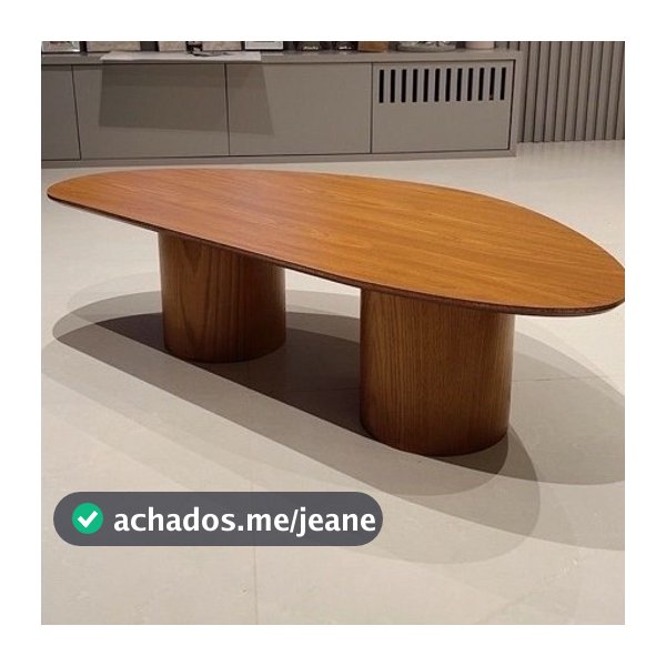 Mesa De Centro Trendy Organica Duo 120x60cm laminado MDF BP