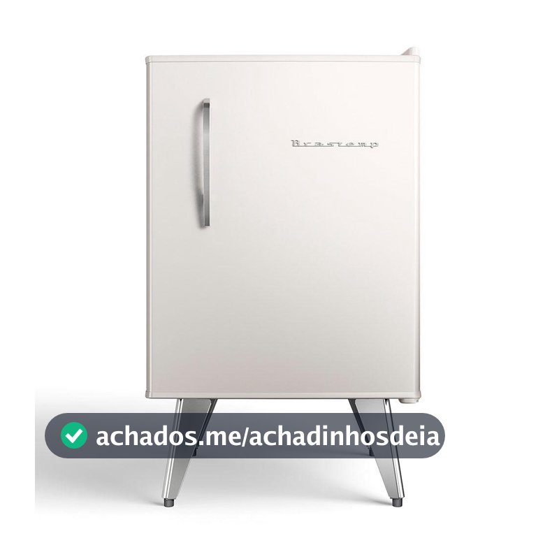 Frigobar Brastemp Retrô 76 Litros Classic White - BRA08MB