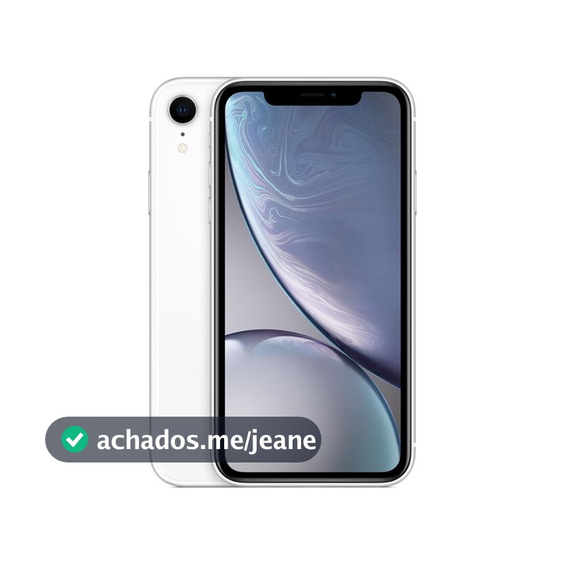 Usado: iPhone XR 64GB Branco Bom - bateria 70% - Trocafy - Apple