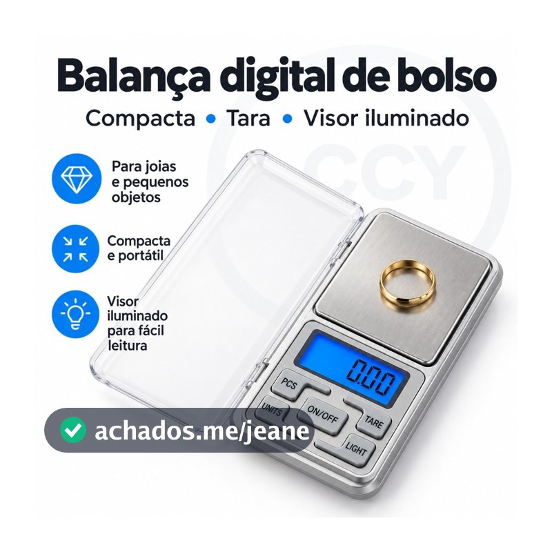 0,1g/500g Balança Eletrônica Precisa De Precisão Função De Calibração Portátil Display Ultra Claro