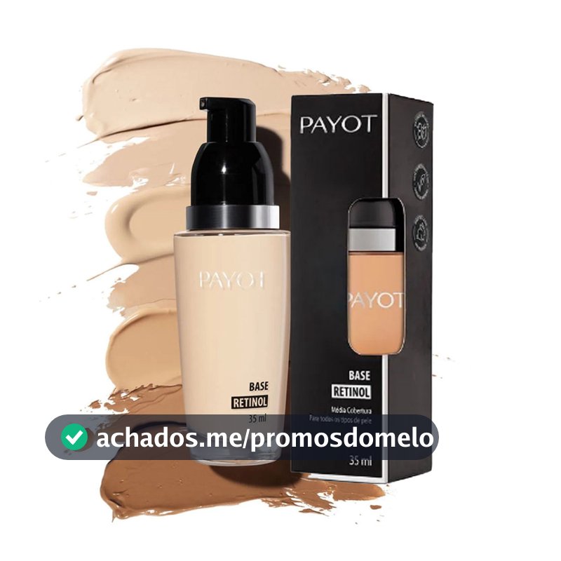 Base Media Cobertura Payot Retinol 35ml