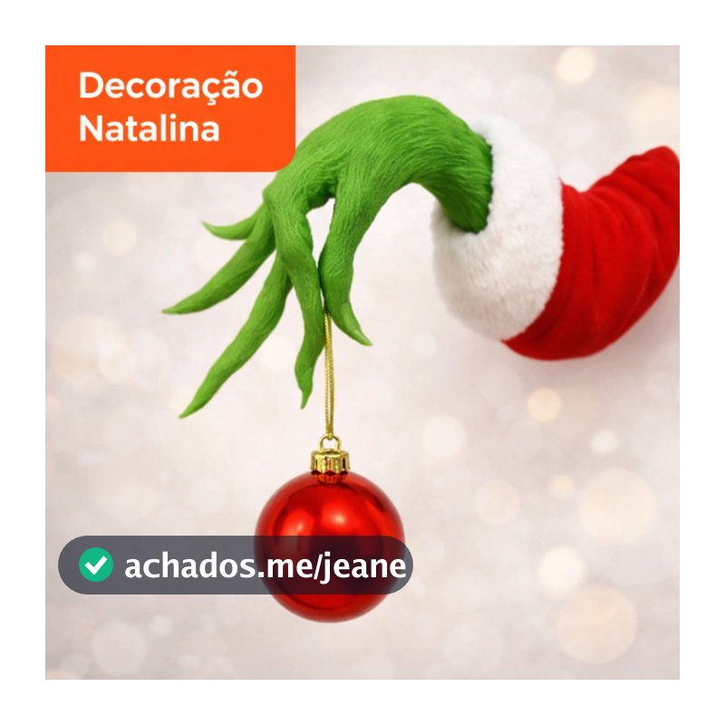 Mão do Grinch Decorativa | Enfeite Criativo