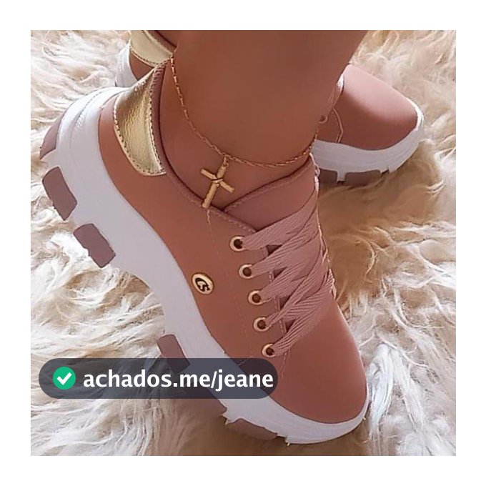 Tenis feminino plataforma para trabalho passeio e dia a dia Casual