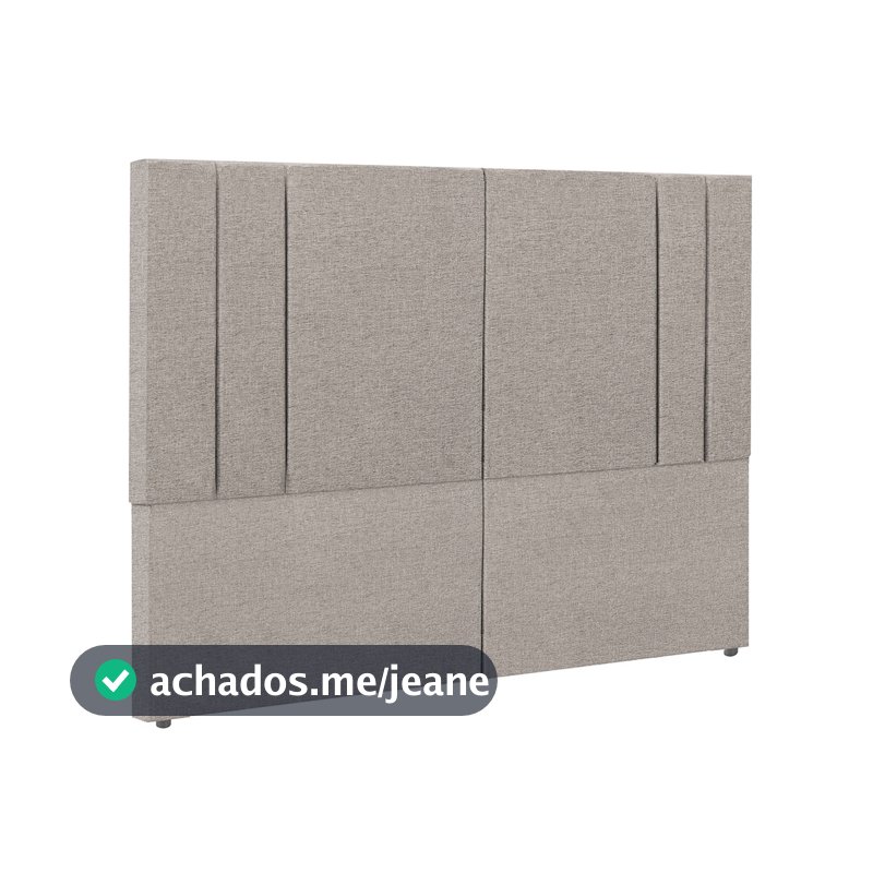 Cabeceira de Cama Box com Pé Tulipa Opções em Linho, Courino ou Suede
