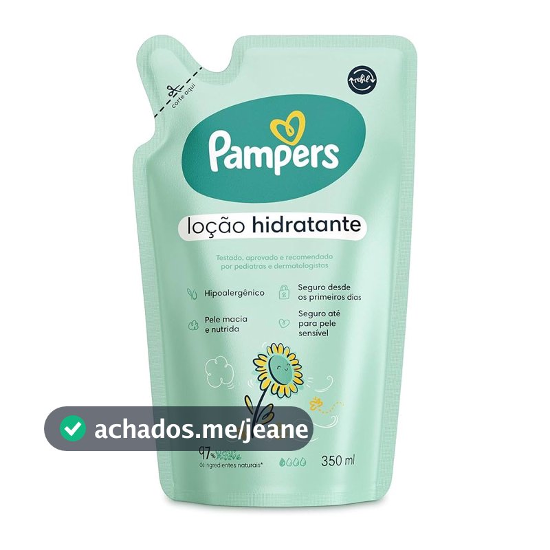 Pampers Refil Loção Hidratante 350ml