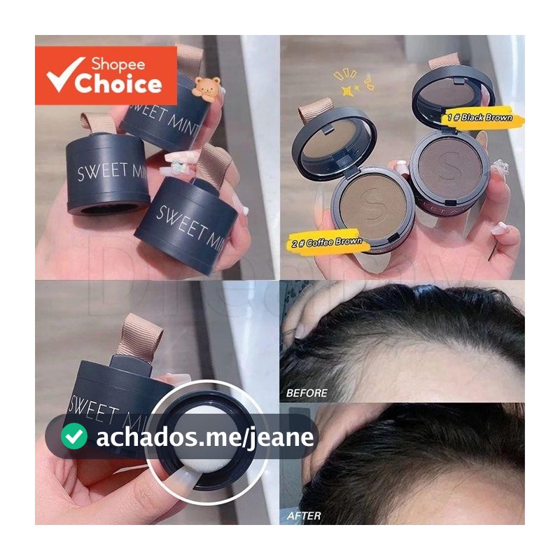 Enchimento Do Corretivo Couro Cabeludo Pó Contorno Da Linha Fina-À Prova D'água , De Suor , Acessível , Amigável Ao Orça
