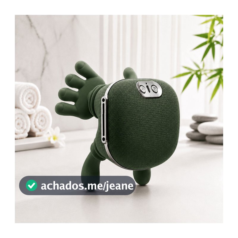 Massageador Pescoço Ombro Mãozinha Elétrico Aquecimento Recarregável Costas Lombar Cervical Portátil
