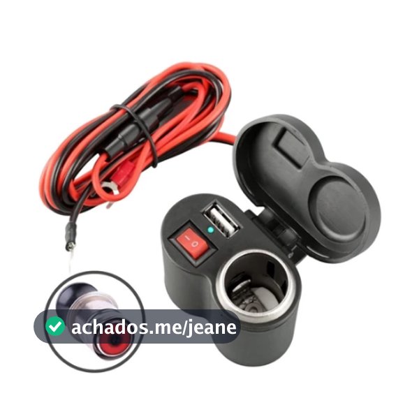 Carregador De Celular Usb Turbo Para Motos luiza
