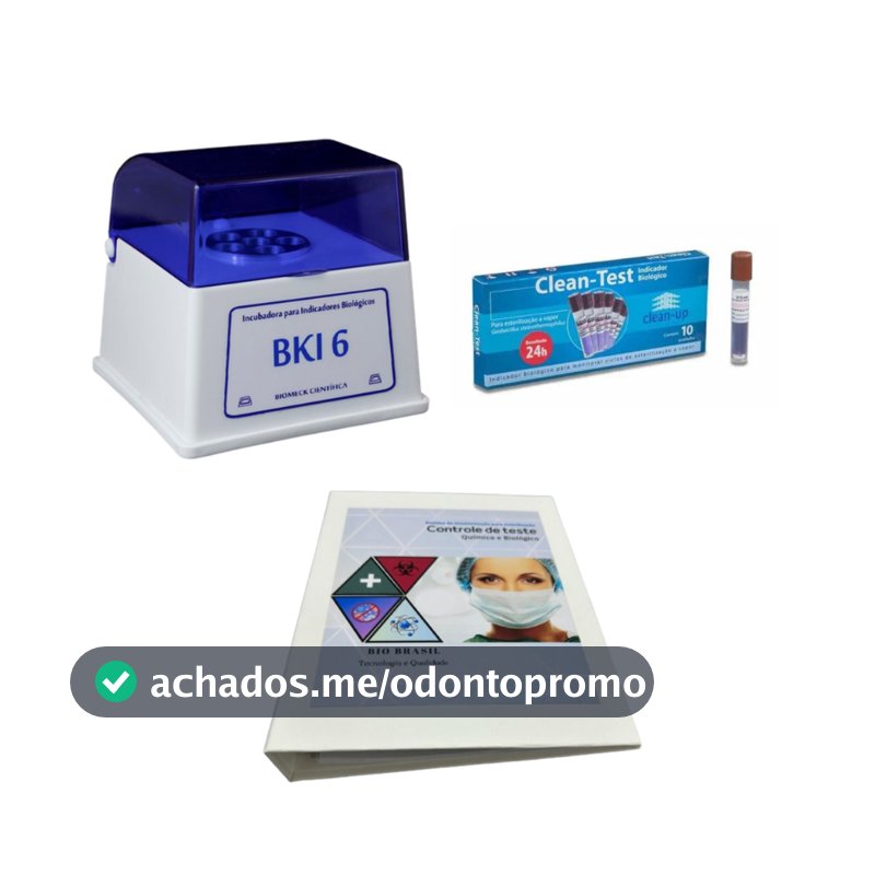 Mini Incubadora + Indicador Biológico + Pasta De Regisiro