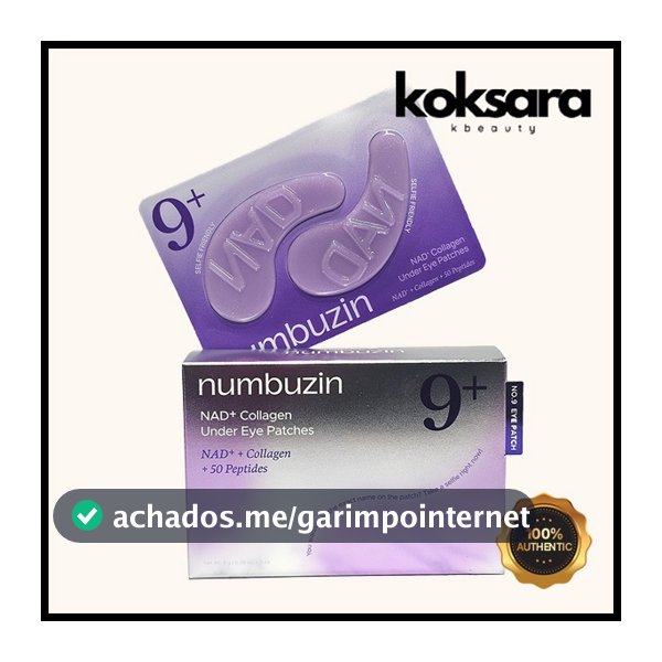 Numbuzin No.9 NAD+ Collagen Under Eye Patches 8g 1ea, 5ea