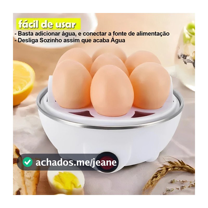 Cozedor De Ovos Portátil Elétrico Cozinha A Vapor 110v/220v