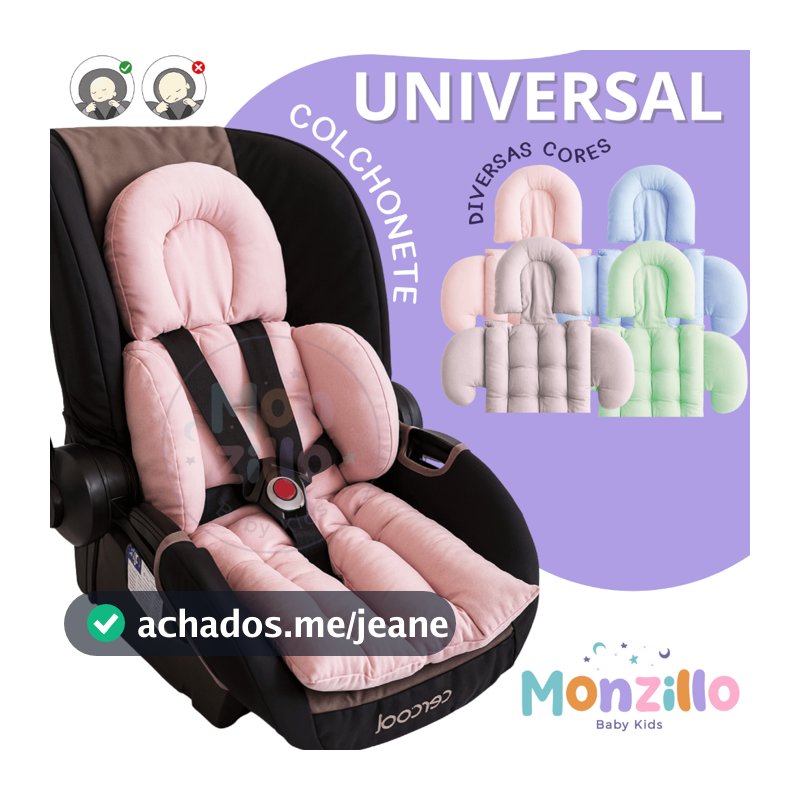 Colchonete Redutor De Bebê Conforto E Carrinho Super Macio