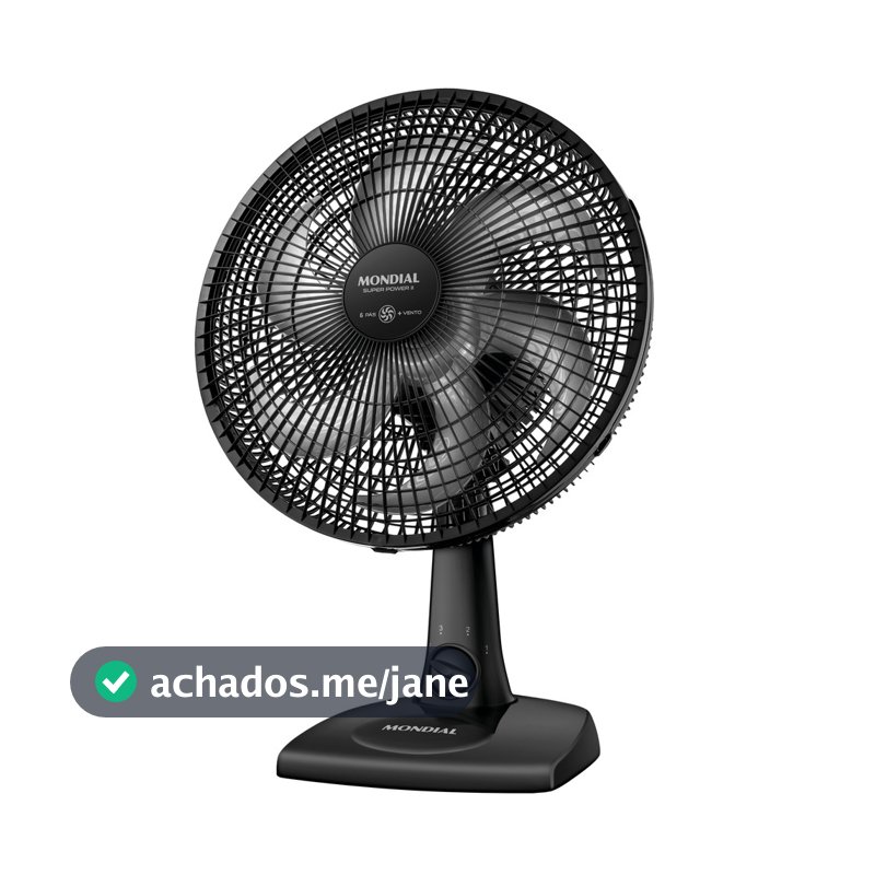 Ventilador Mesa Mondial Nvsp-30-b2 30cm Super Power II 60W