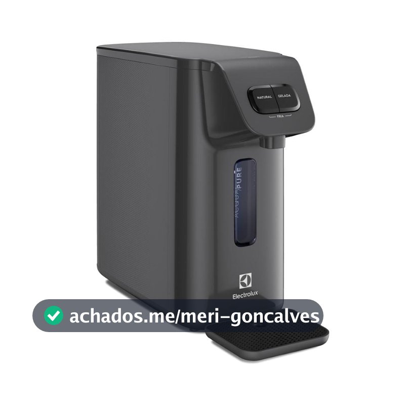 Purificador Electrolux Eletrônico Compacto Efficient Painel Mecânico Bivolt Cinza (PE15X)