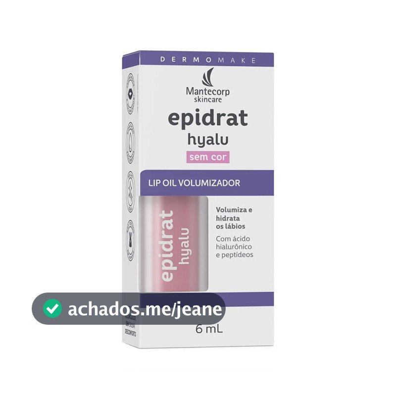 Lip Oil Volumizador MANTECORP Epidrat Hyalu 6ml