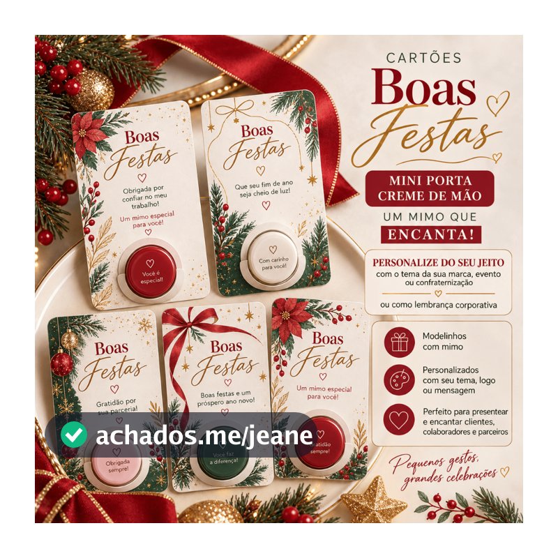 Lembrancinha Personalizada Creme de Mão| TEMA DESEJADO| NATAL | ANO NOVO | BOAS FESTAS