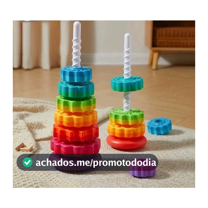 GIRO MÁGICO BRINQUEDO INFANTIL EDUCATIVO 3D COLORIDO