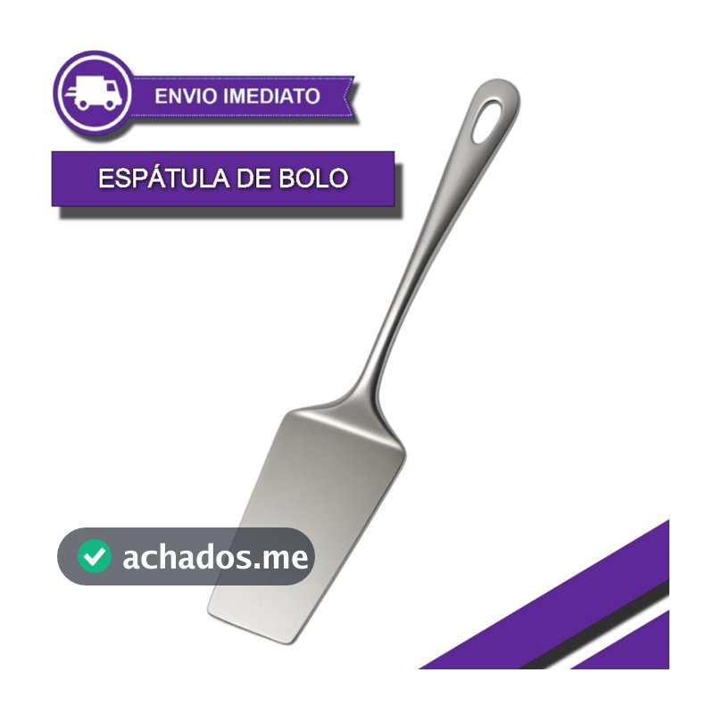 Espátula para Servir Bolo Profissional Inox | Ideal para Bolos, Tortas e Sobremesas