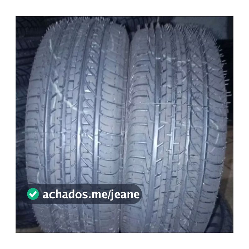 Kit com 2 Pneus Remoldados 175/65R14 Com Garantia e selo do Inmetro