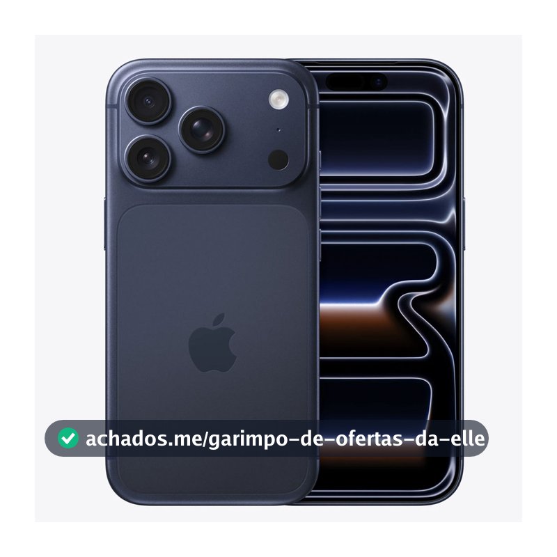 Celular Apple iPhone 17 Pro 256GB 512GB Azul Tela 6.3" Câmera 48MP Super Retina XDR 5G NFC