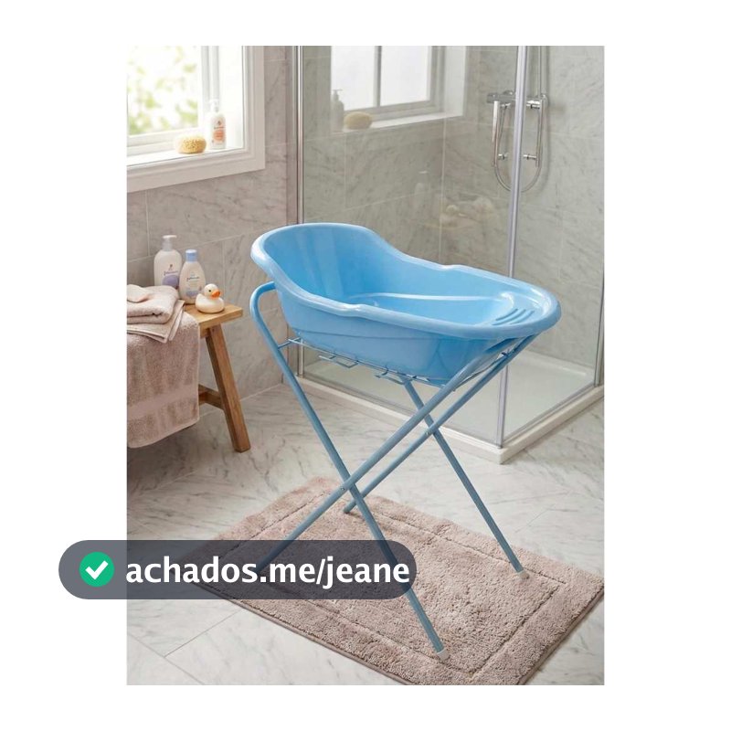 Banheira de Bebê com Suporte Retrátil Compacta para Crianças até 18Kg
