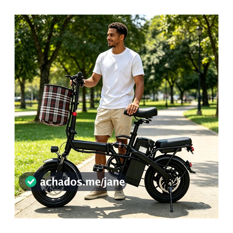 Bicicleta EléTrica DobráVel Para Adultos 9Cavalo, Pedal Tripulado, Compras Ao Ar Livre, Viagem Bicicleta Scooter EléTric
