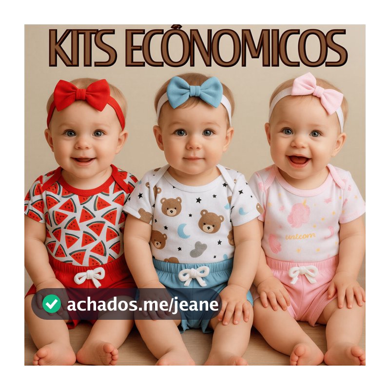 Kit Peças Roupa De Bebe Menina Enxoval Conjunto Body Temáticos e Faixa para Bebe Menina Lacinho Mesversário Algodão