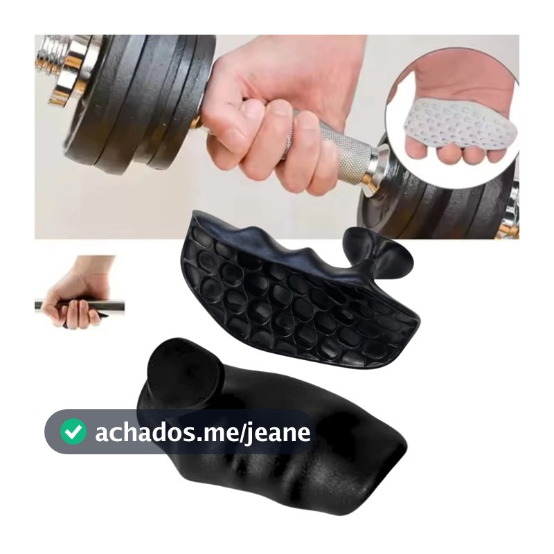 Luva de Academia Para levantamento de Peso Grip Mãos Protetor de Pegada Treino Cross Fit Musculação