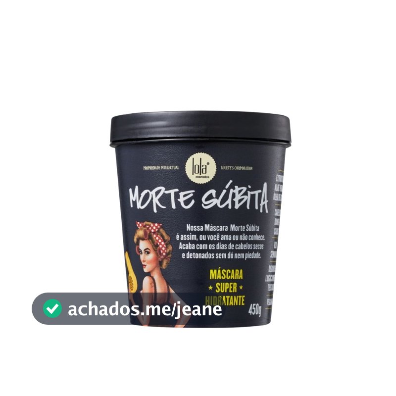 Máscara de Hidratação Morte Súbita Lola Cosmetics 450g