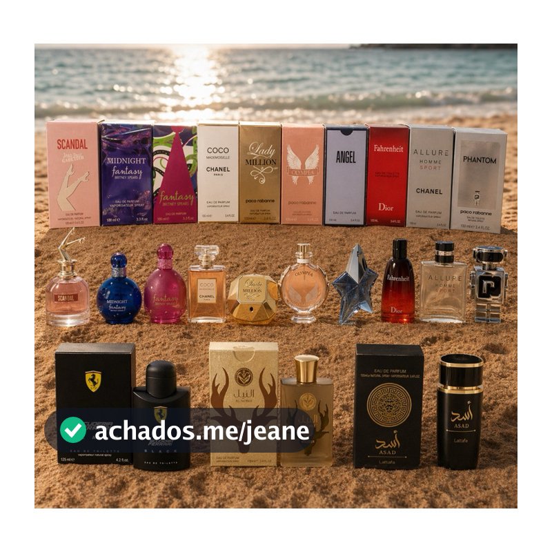 KIT 10 PERFUMES IMPORTADOS MASCULINO e FEMININO 100ML