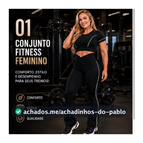 Conjunto Fitness Feminino Cintura Alta com Top Cropped e Calça Legging Flare Bailarina Academia