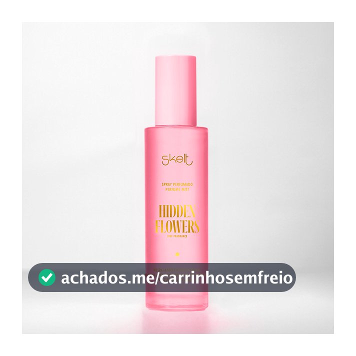 Body Splash Hidden Flowers Skelt 100ml - Bergamota da Itália, Pera, Pêssego, Noz-moscada