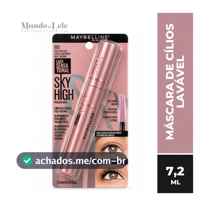MÁSCARA DE CÍLIOS MAYBELLINE NY SKY HIGH LAVÁVEL 7,2ML