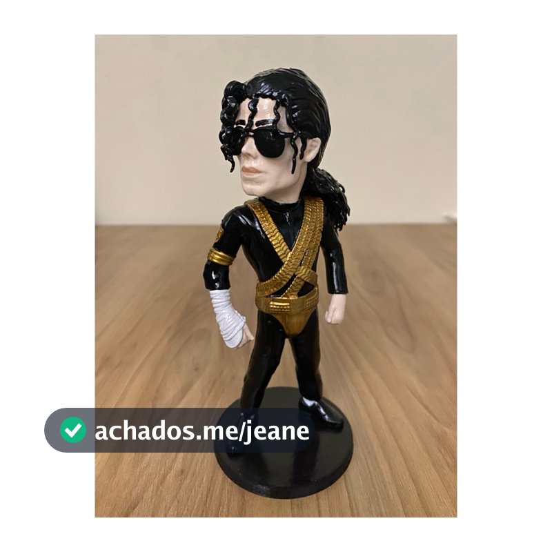 Boneco Colecionavel Cartoon ROCK IN ROLL MICHAEL JACKSON Figura Decorativa Action Figure Colecionaveis Impressao 3D