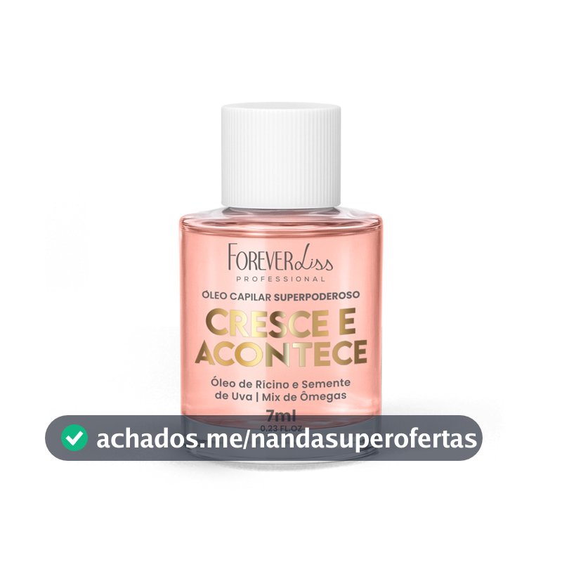 Óleo Capilar Superpoderoso Cresce E Acontece 7Ml