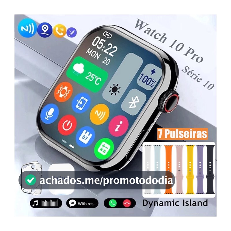 Novo Smartwatch S20 PROMAX Série 10 Calculadora Cardíaca Monitoramento Da Frequência Bluetooth Relógio Inteligente
