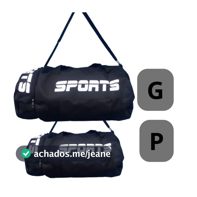 Bolsa P ou G Esportiva Academia Treino Futebol Lazer Viagem Promoção