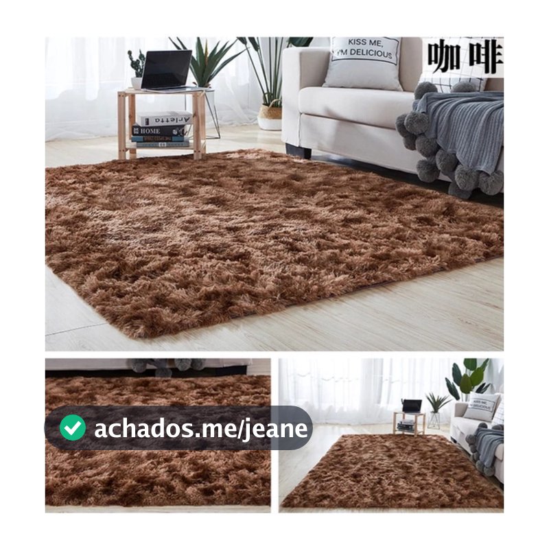 tapete grande sala felpudo passadeira porta shaggy luxo texfine