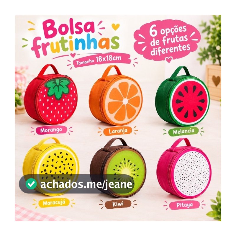 Bolsa frutinha 18/21/24/30/36 unidades - Lebramcinha pronta festa infantil