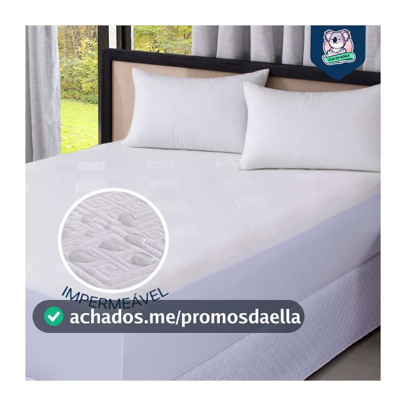 Protetor Impermeável para Colchão SUPER SILENCIOSO 100% Impermeável Tecido Jacquard Premium Tamanhos
