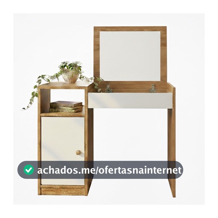A MAIS QUERIDA DO BRASIL! Penteadeira Compacta com Espelho Interno Dulce - Cores