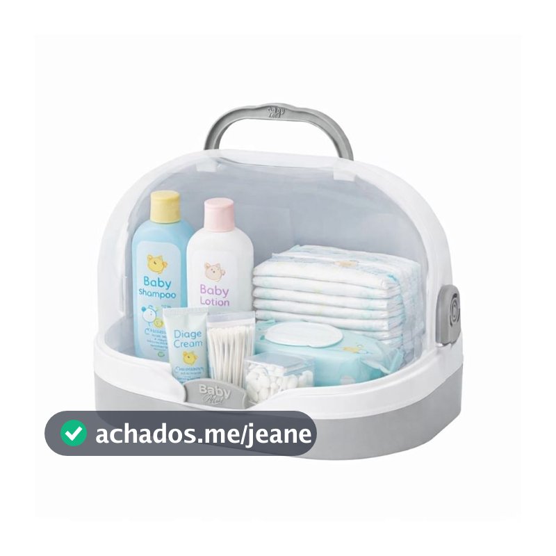 maleta multiuso farmacinha bebe maquiagem remedios