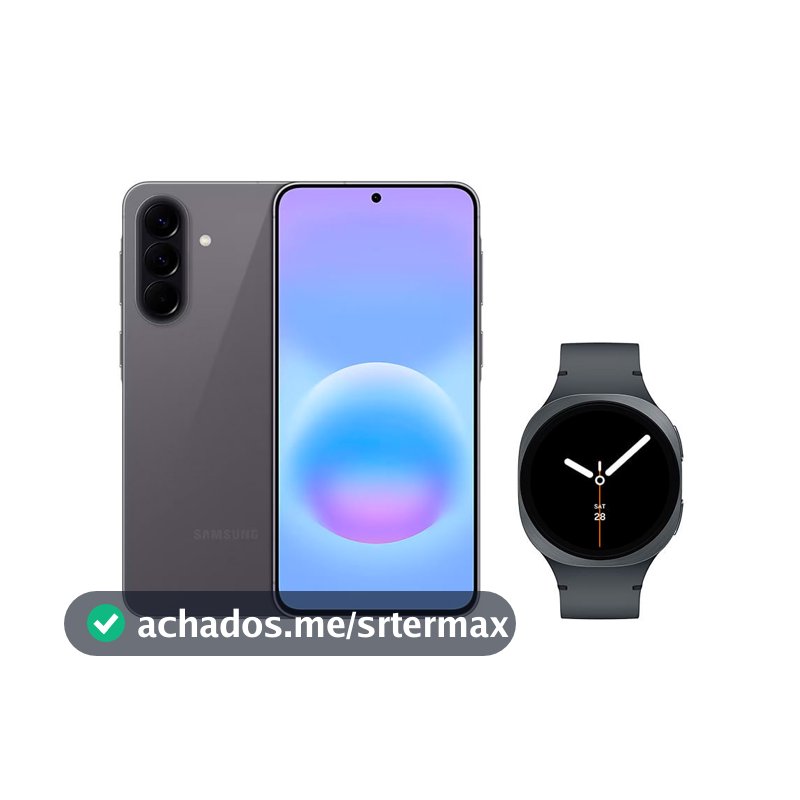 Galaxy A57 5G (256GB) - Cinza + Galaxy Watch8 BT 40mm - Grafite