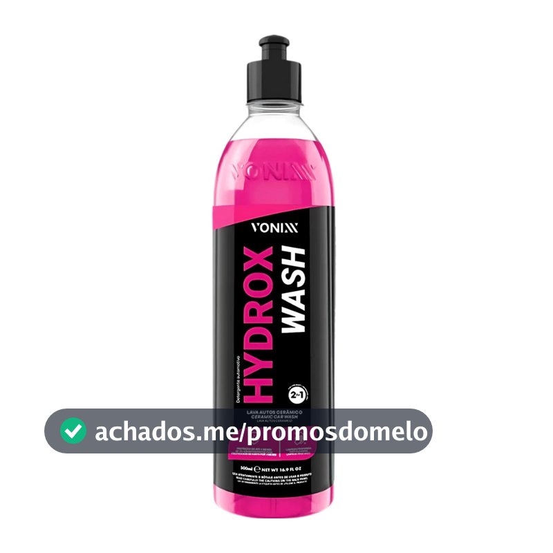 Hydrox Wash Vonixx Shampoo Lava Auto Automotivo Com Proteção