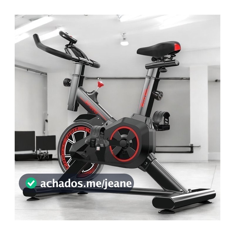 Bicicleta Spinning Ergométrica Para Exercícios Com Monitor Profissional Sport Suporta até 120kg