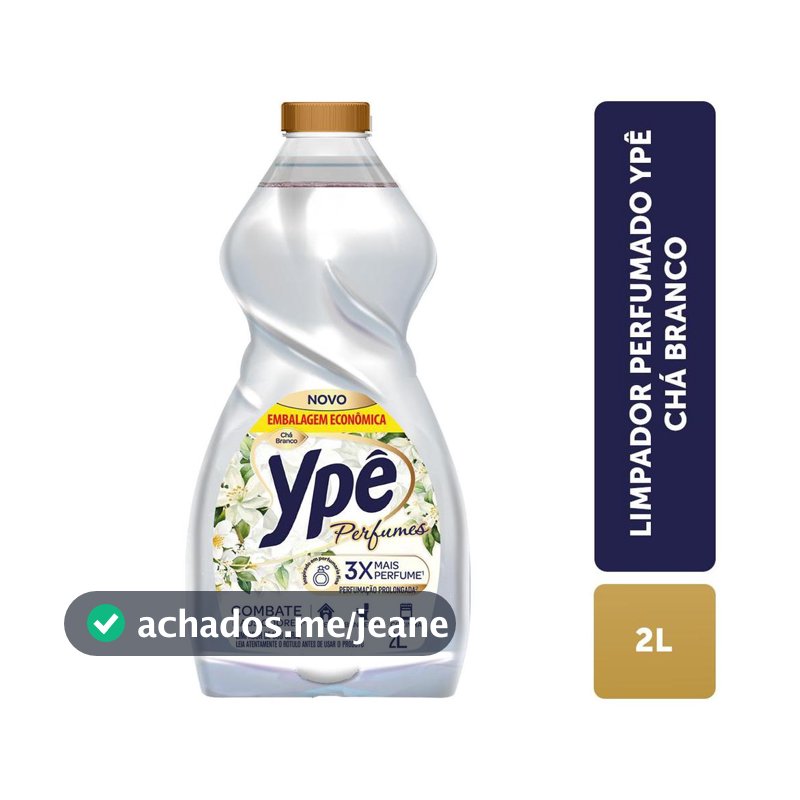 Limpador Perfumado De Uso Geral Chá Branco Ypê Perfumes 2l