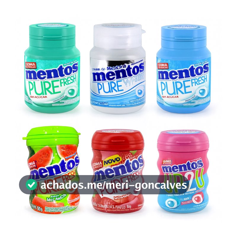 Chiclete Mentos Garrafa Pure Fresh C/6 Unidades - Perfetti
