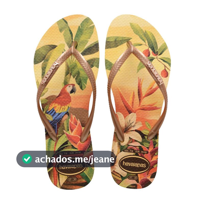 Chinelo Havaianas Slim Tropical